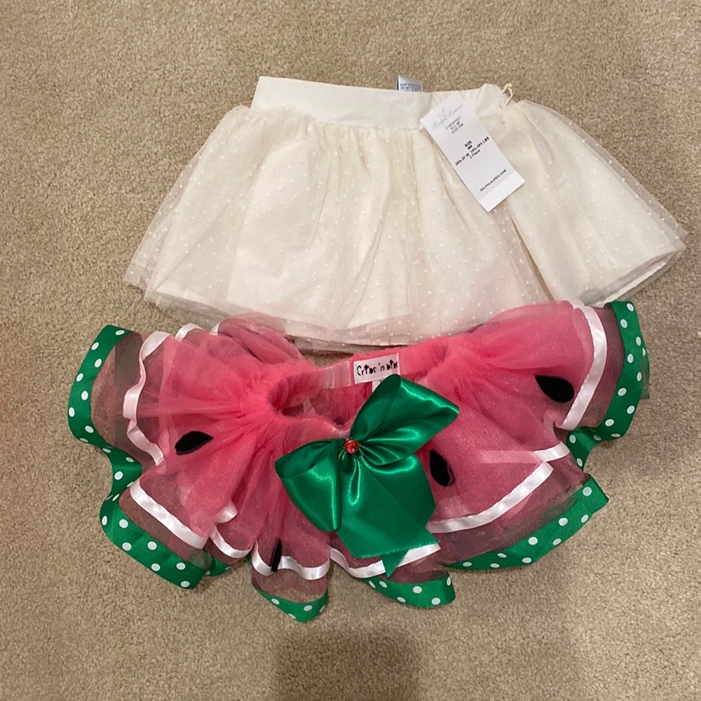 Tutus Ralph blue label and watermelon both 6 months Brand new